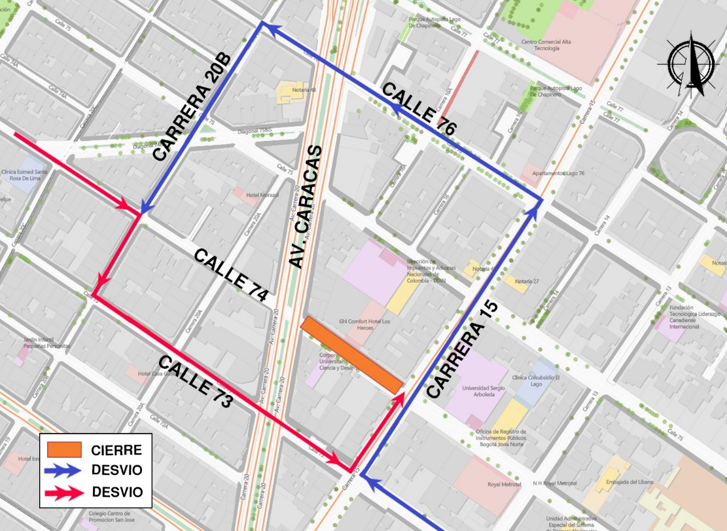 Mapa No 3. Desvíos Particulares.