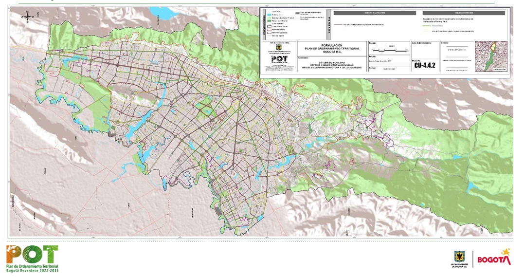 Mapa Sistema de Movilidad - Ciclo Infraestructura