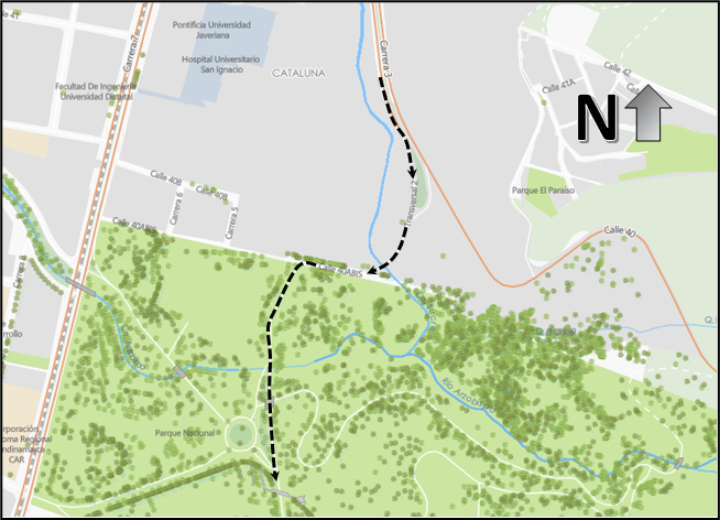 Cierres y desvíos por carrera Bogotá Trail Urbano 25 de junio de 2023