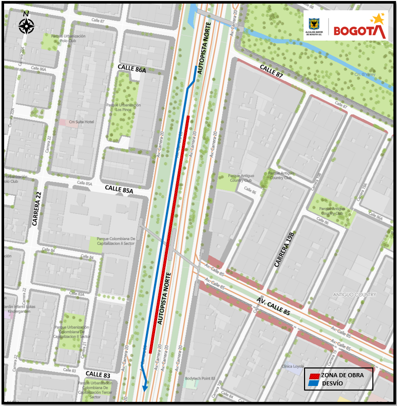 Cierre de calzada de TransMilenio 