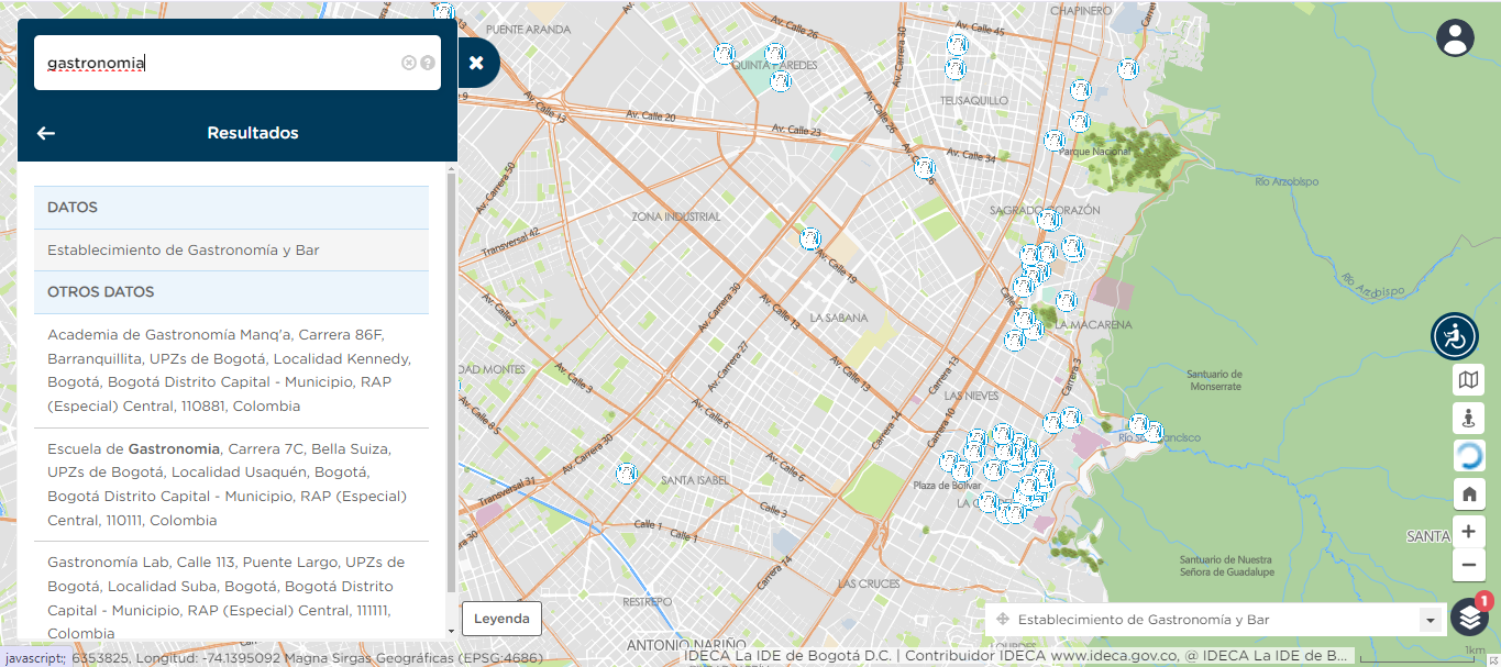 Mapas Bogotá