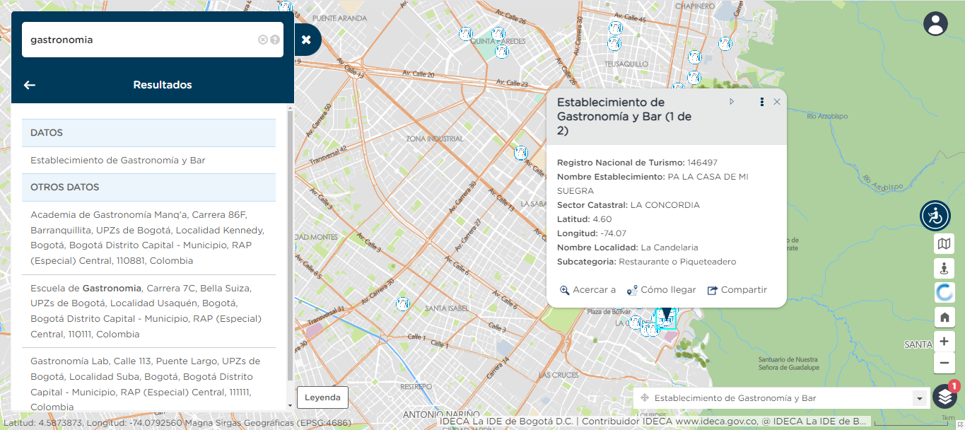 Mapas Bogotá