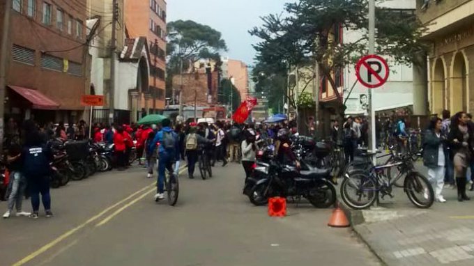 Marcha de estudiantes lunes 21 de octubre 