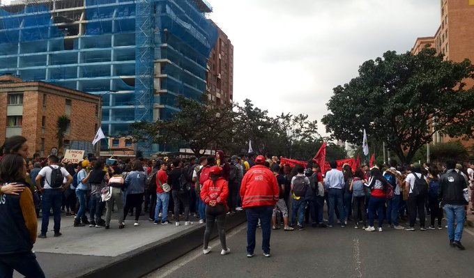 Marcha de estudiantes jueves 10 de octubre