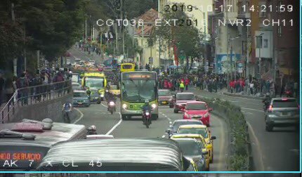 Marchas en Bogotá el jueves 17 de octubre