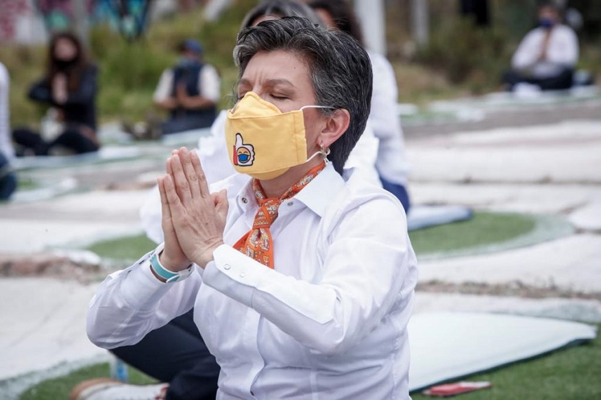 Jornada de meditación ancestral en el Bronx - Foto: Comunicaciones Alcaldía Bogotá 