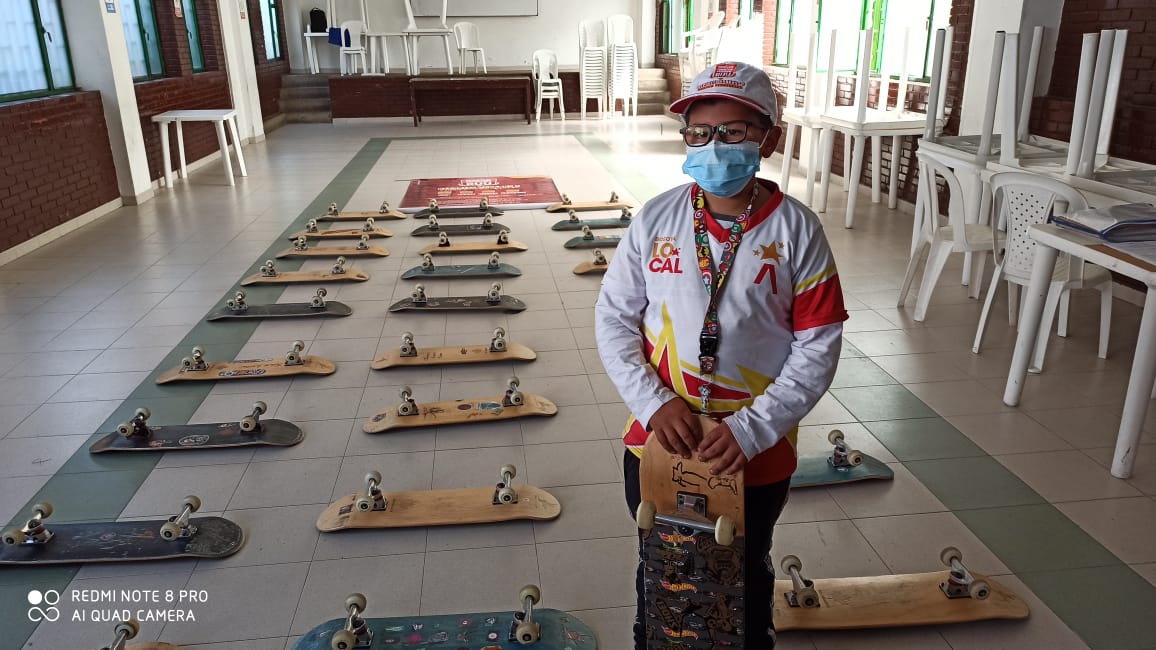 Niños beneficiados con las Escuelas deportivas de Rafael Uribe Uribe - FOTO: Prensa Alcaldía Rafael Uribe Uribe