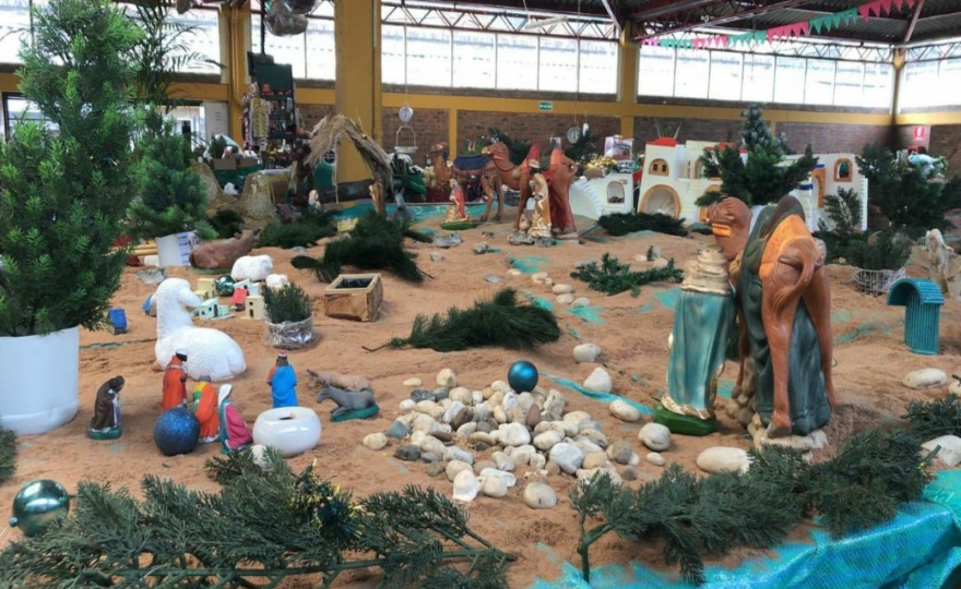 Novenas en las plazas de mercado