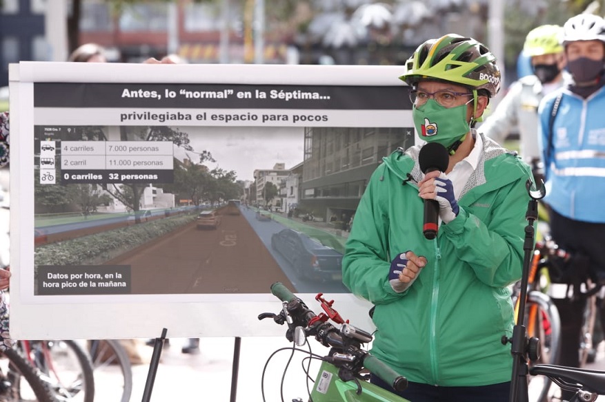 Así avanza avanza implementación de la ciclorruta de la Carrera 7 