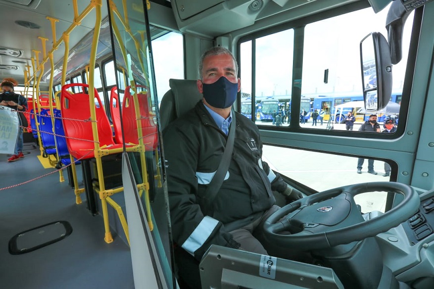 Buses nuevos de TransMileno llegan a su componente zonal - Foto: Comunicaciones Alcaldía Bogotá