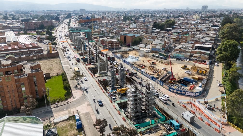 Obras del Metro de Bogotá el proyecto ya supera el 46 % de avance 1