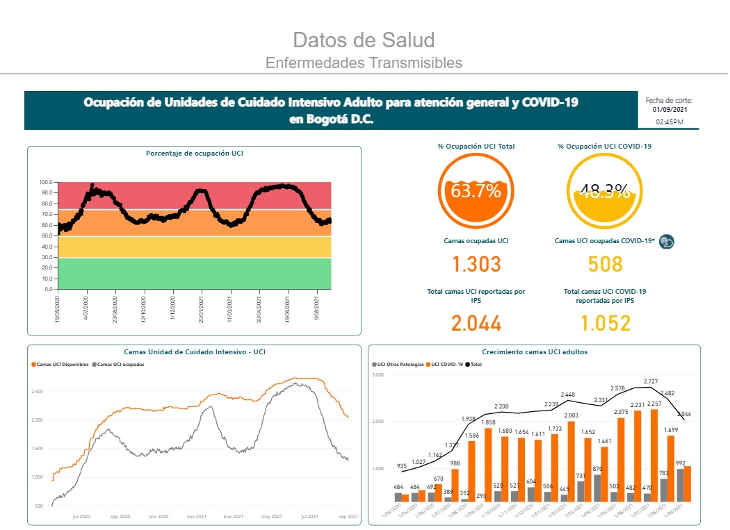 Pantallazo de la página web de SaluData