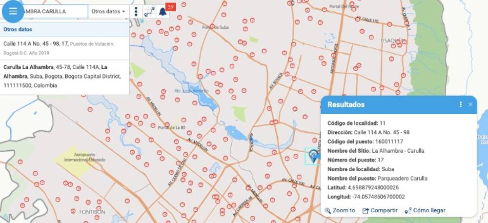 Mapas Bogotá