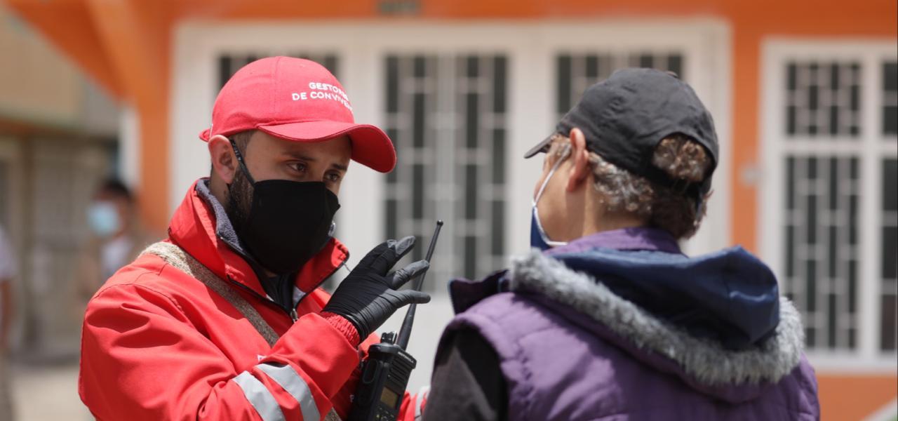  Trabajo de los gestores de convivencia en la cuarentena - FOTO: Secretaría de Seguridad