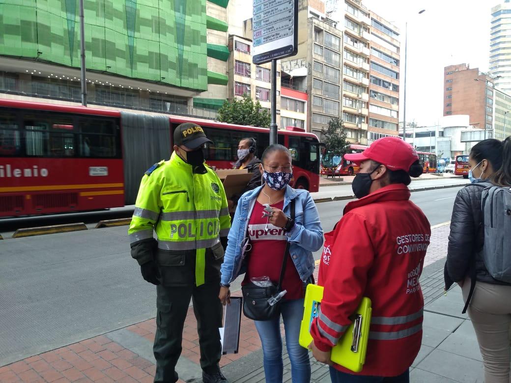  Trabajo de los gestores de convivencia en la cuarentena - FOTO: Secretaría de Seguridad