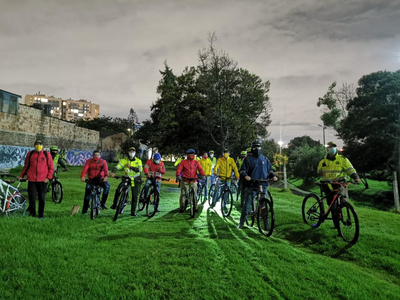 Refuerzo de seguridad con patrullaje nocturno en Antonio Nariño 