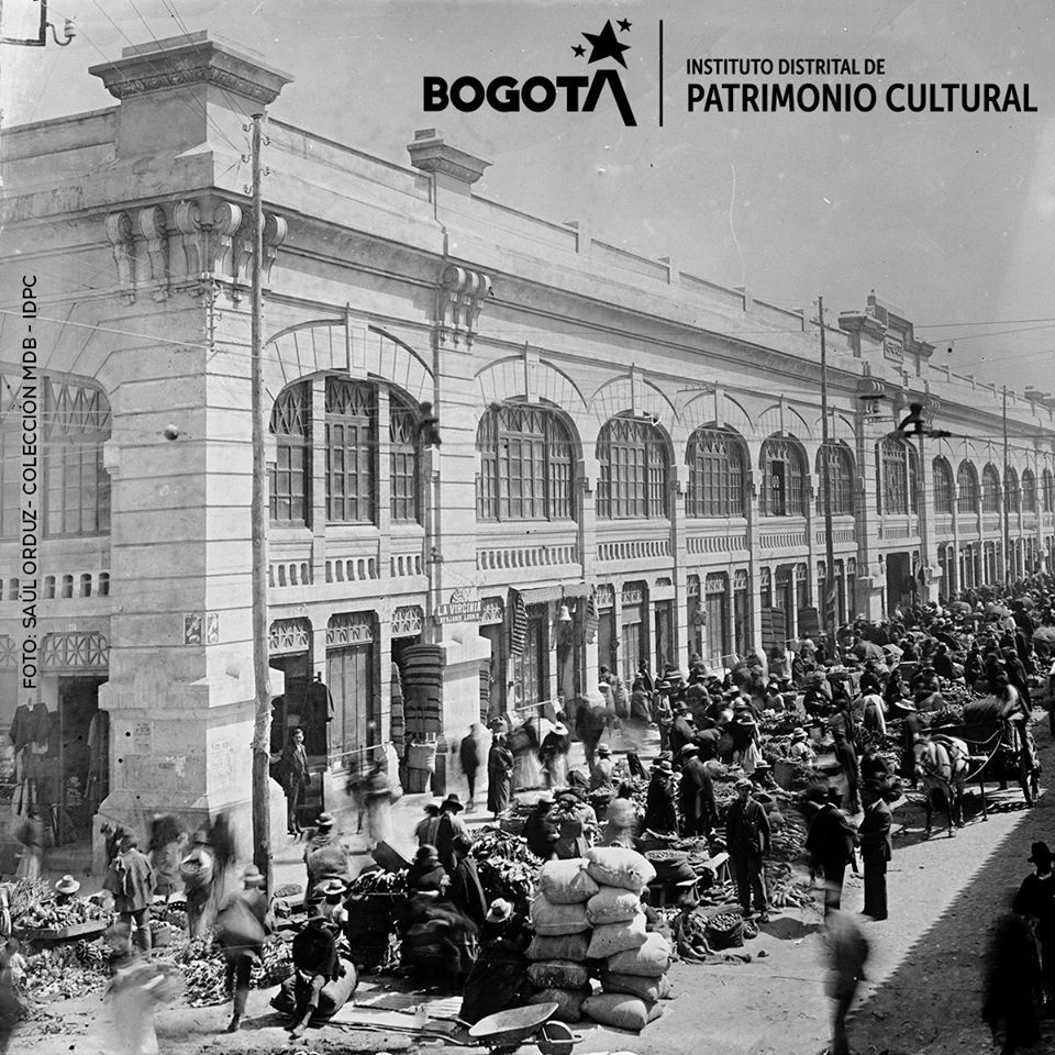 Plaza central en Bogotá