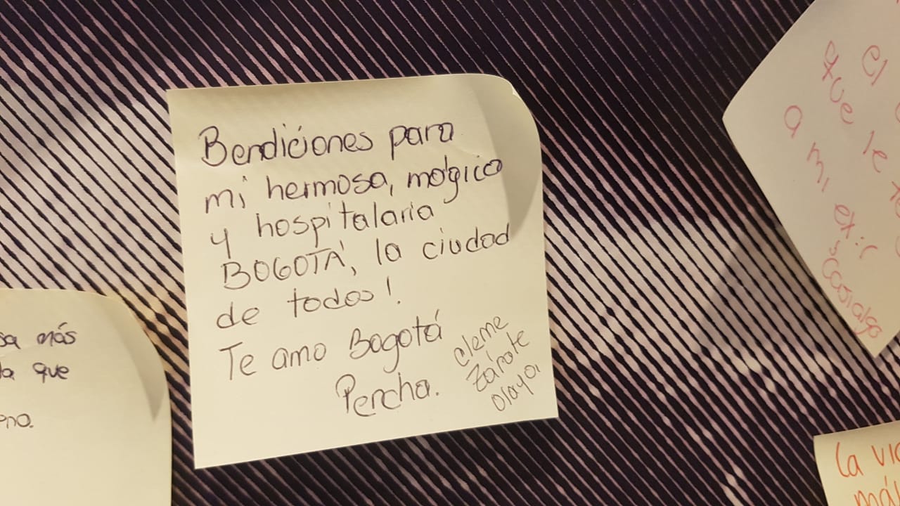 Post-it Bogotá mágica