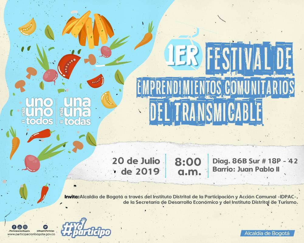 Primer festival de emprendimientos de Transmicable 