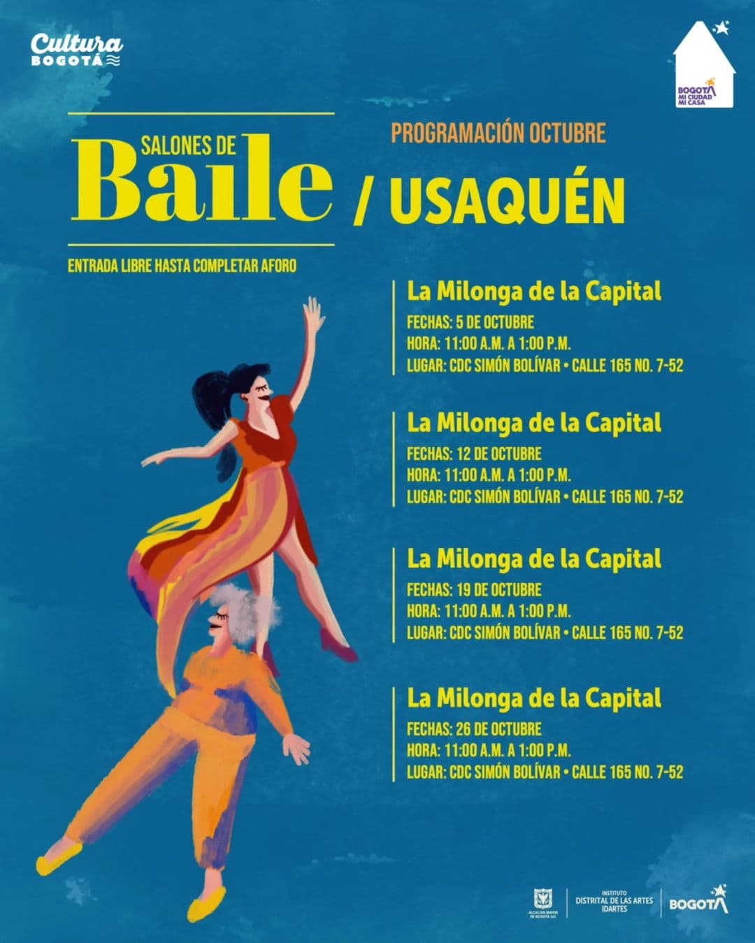 Salones de baile en Bogotá 