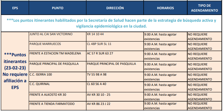 pruebas 23 de febrero