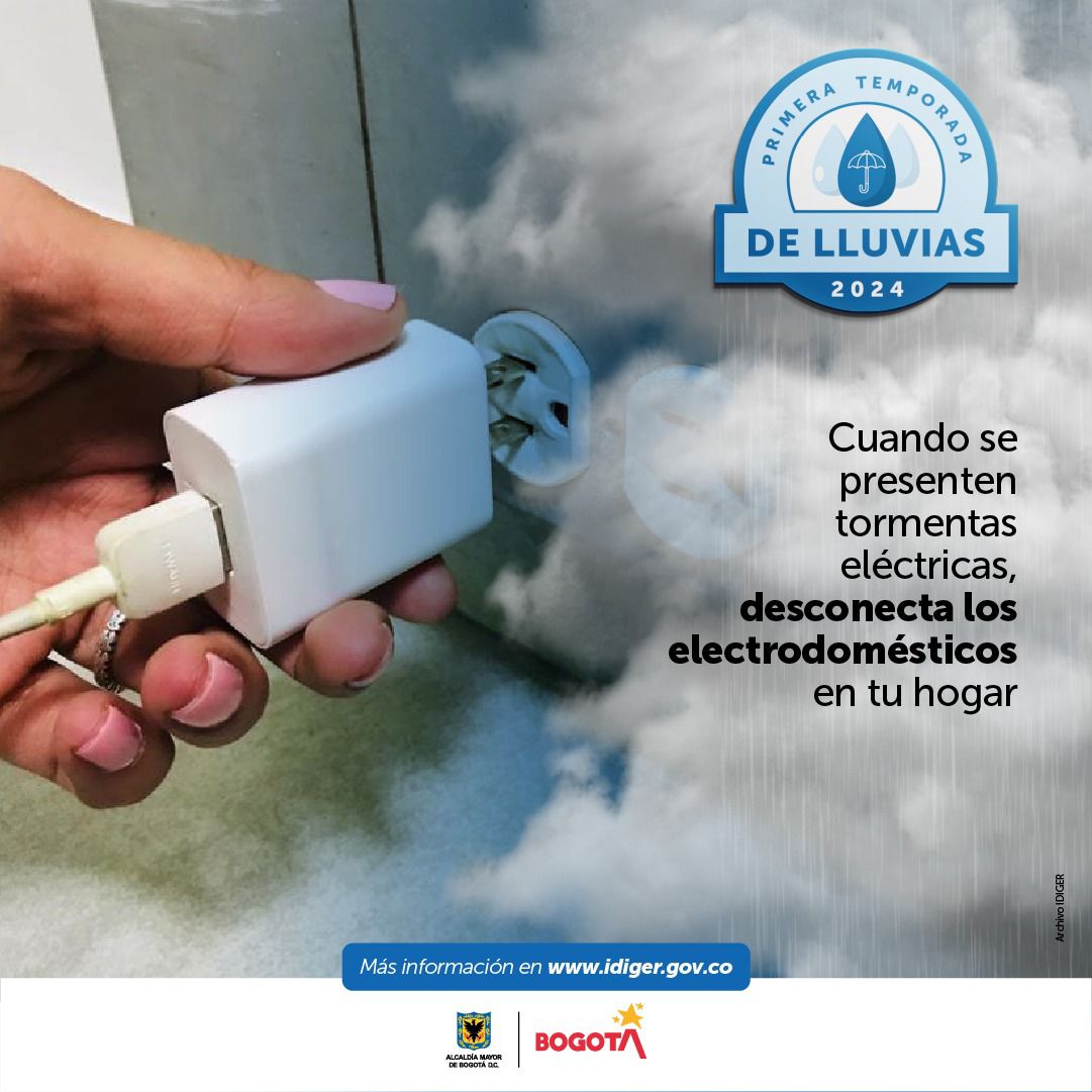 Recomendaciones para la primera temporada de lluvias de 2024 en Bogotá 