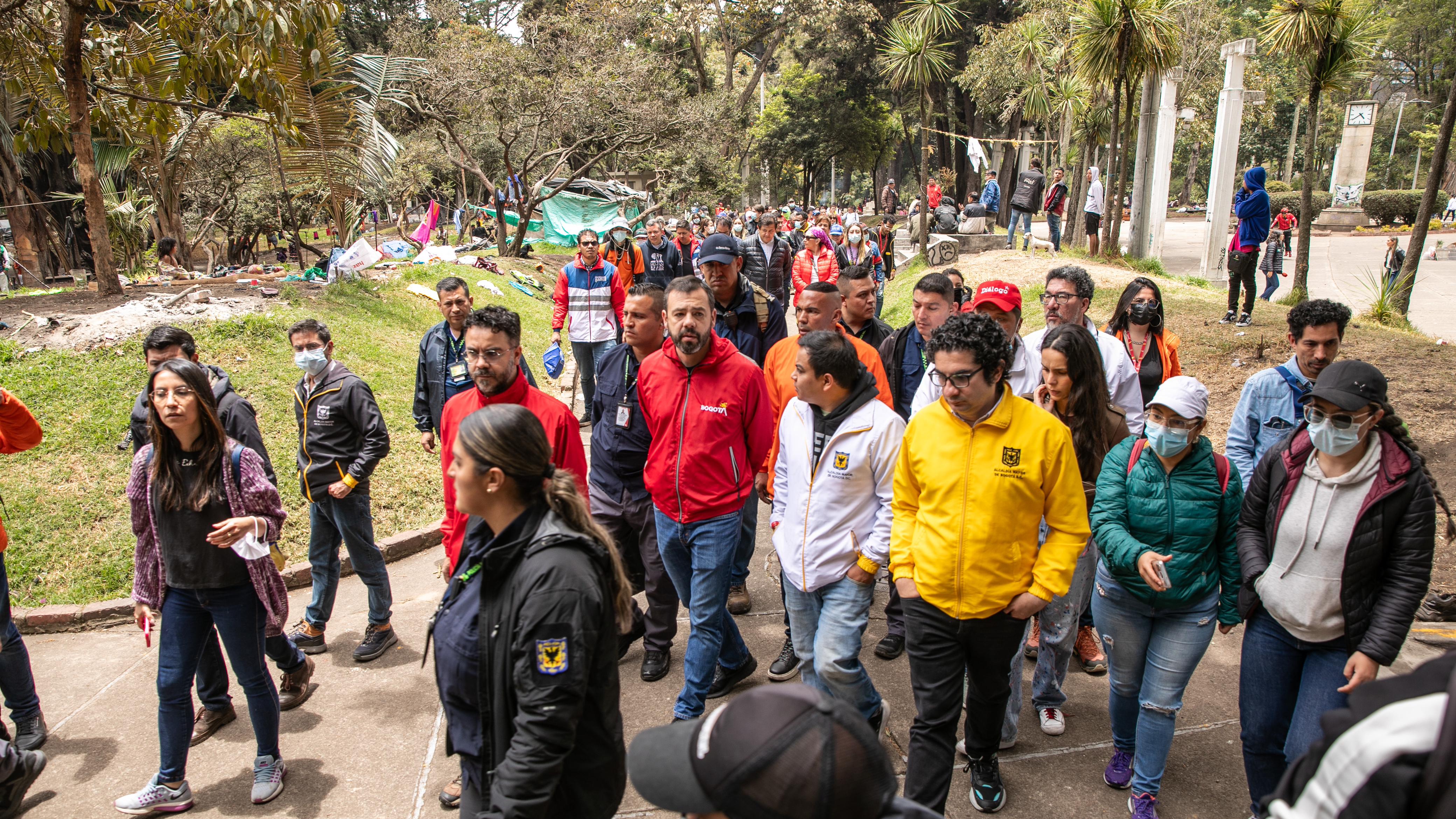 Recorrido del alcalde Carlos Fernando Galán