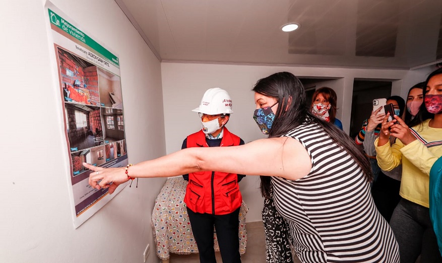 Mejoramiento de viviendas en el barrio Altos de Jalisco - Foto: Comunicaciones Alcaldía Bogotá 