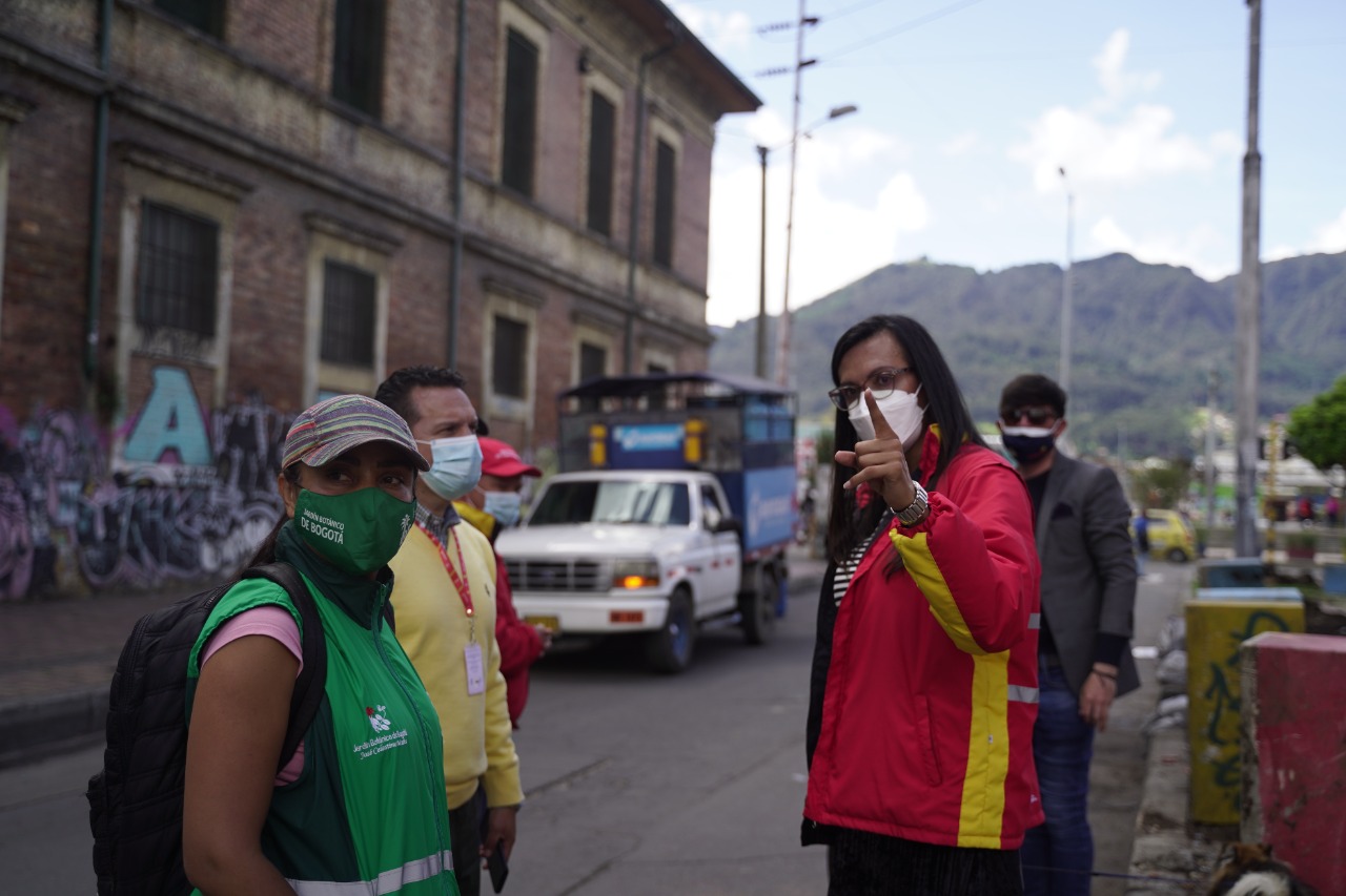 Con la intervención en la Plaza España se espera que la ciudadanía se apropie de este sector de la ciudad - FOTO: Prensa Alcaldía Los Mártires