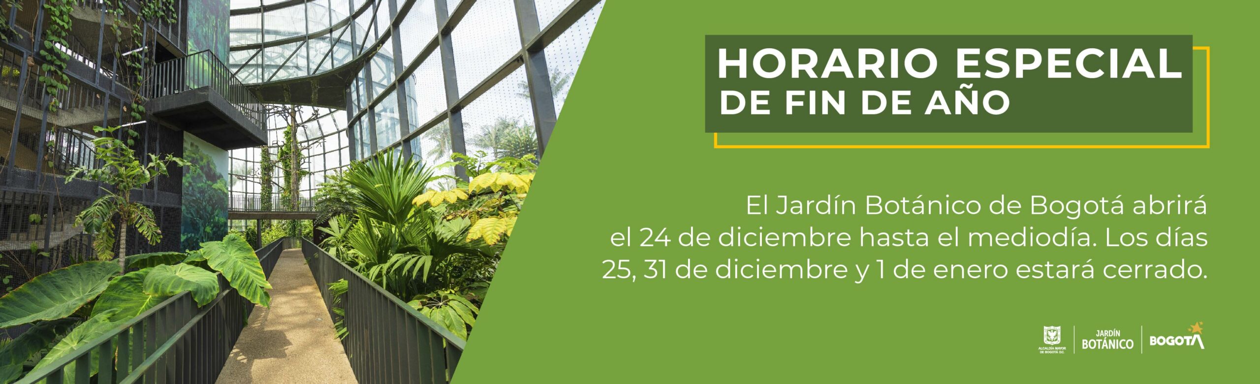 No atención 31 y 1 de enero