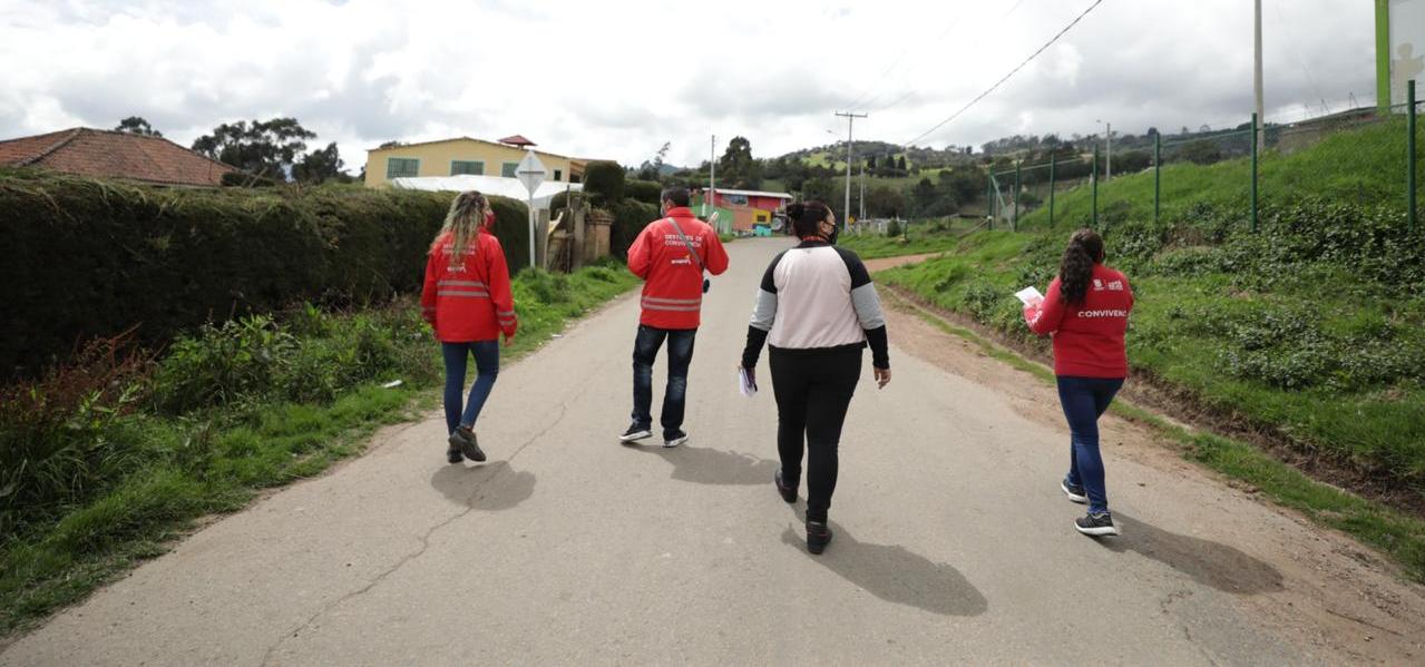 Así se resuelven conflictos en zonas rurales de Bogotá - FOTO: Prensa Secretaría de Seguridad