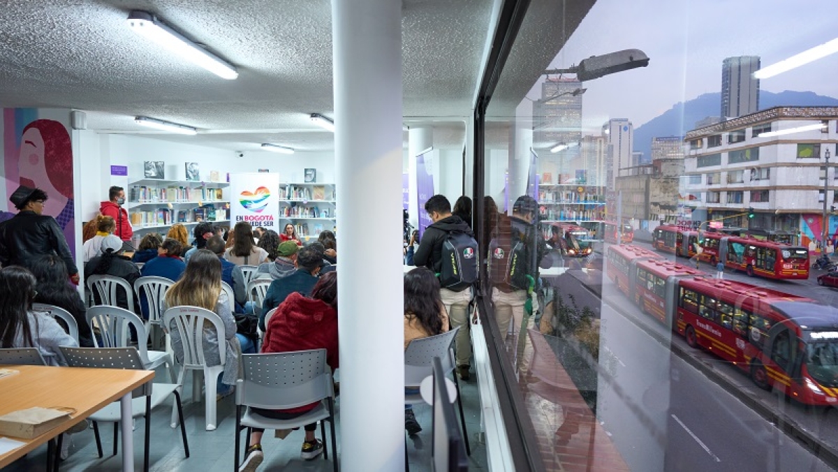 Sala de Lectura Casa LGBTI Diana Navarro