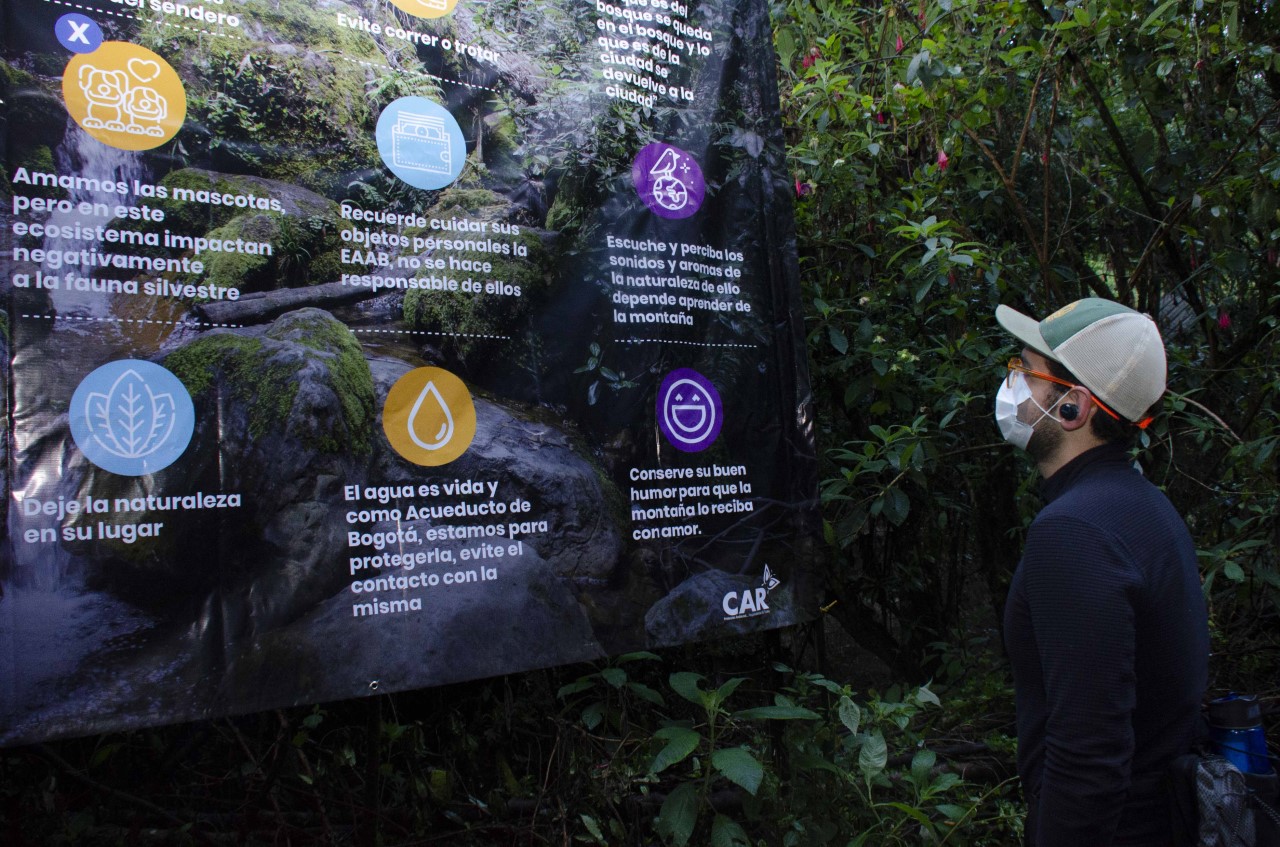 Así disfrutaron los bogotanos la reapertura de los senderos ecológicos - FOTO: Prensa Acueducto de Bogotá