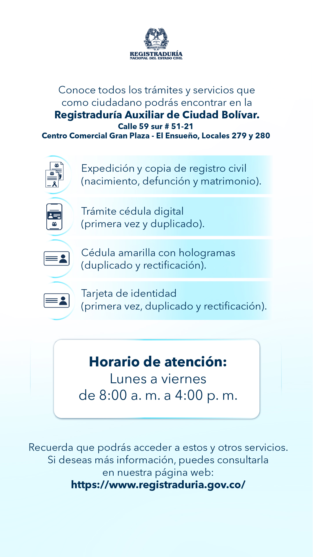 Servicios de identificación