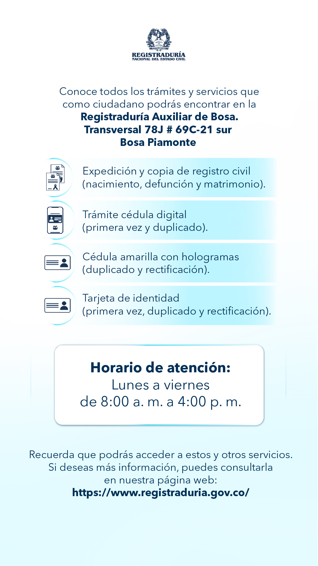 Servicios de identificación