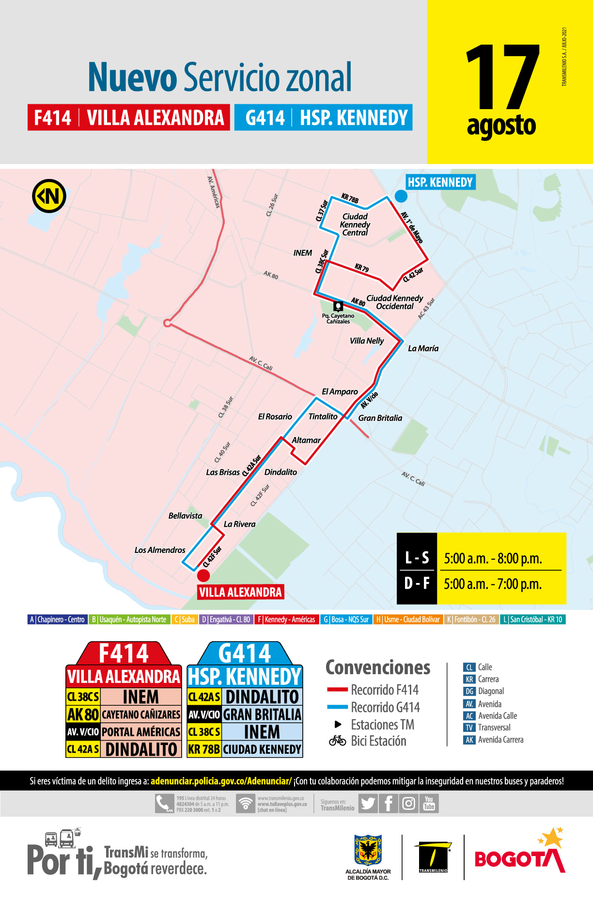 mapa ruta f414 sitp