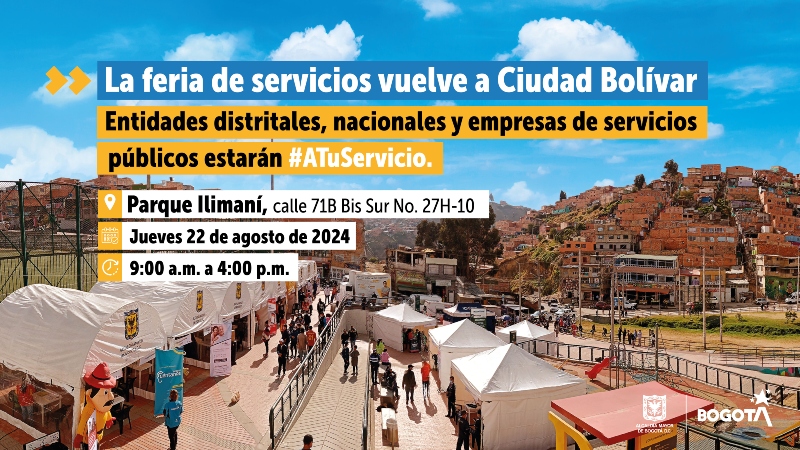 Este 22 de agosto regresa la 'Feria A Tu Servicio' a Ciudad Bolívar ¡Prográmate!