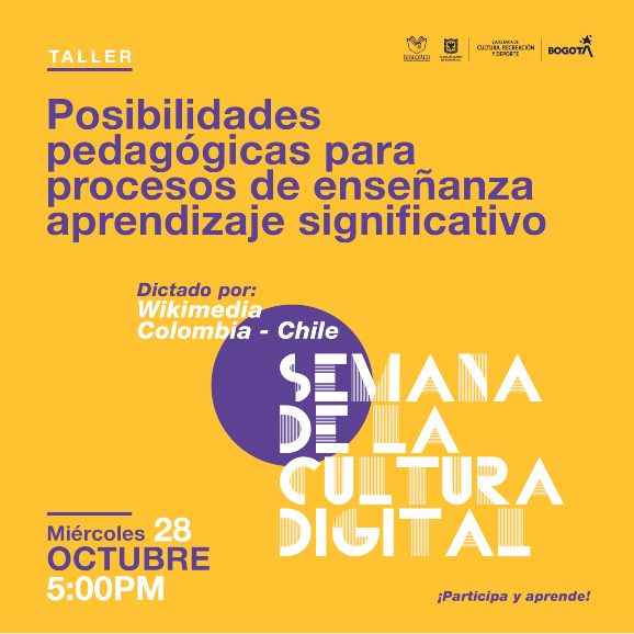 Taller uno en la semana de la cultura digital