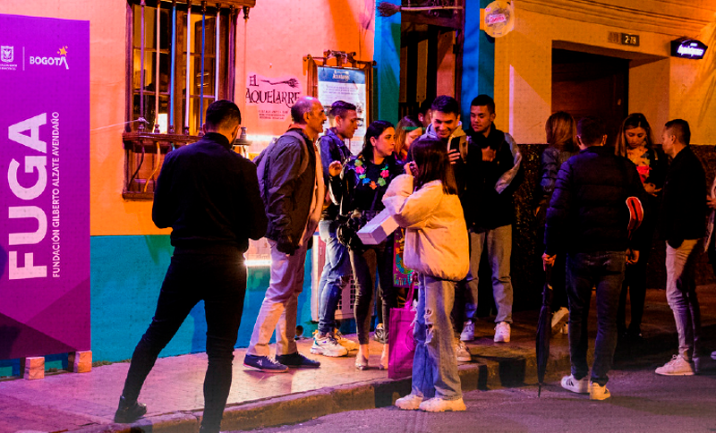 Tardeando el Centro con la FUGA, un evento multicultural en Bogotá