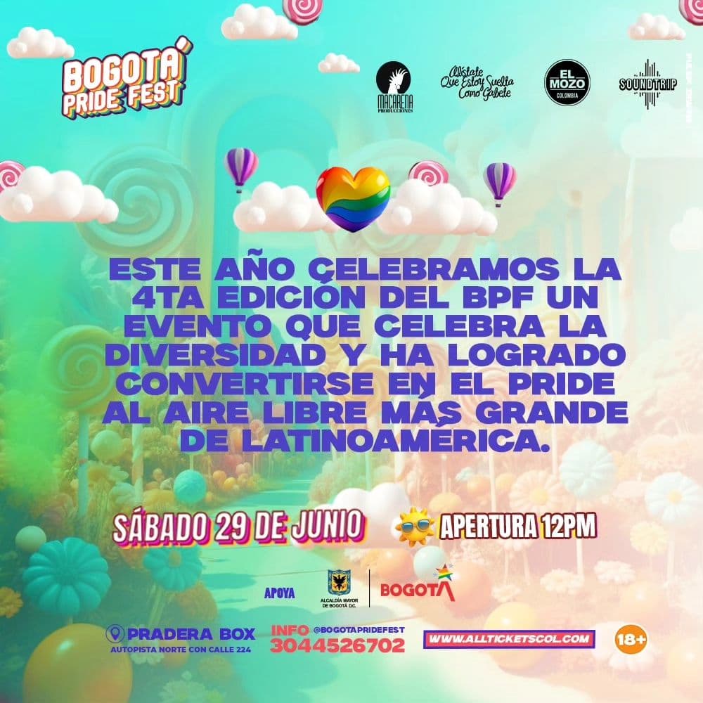 Bogotá Pride Fest 2024 