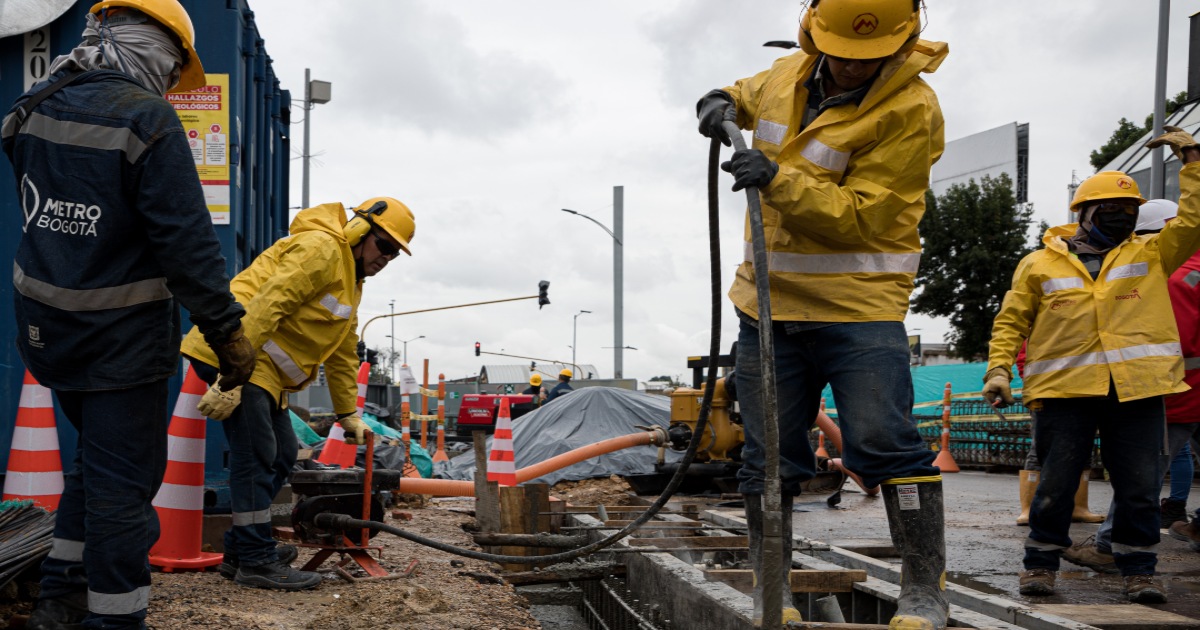 Obras del Metro de Bogotá: avance del intercambiador vial en calle 72