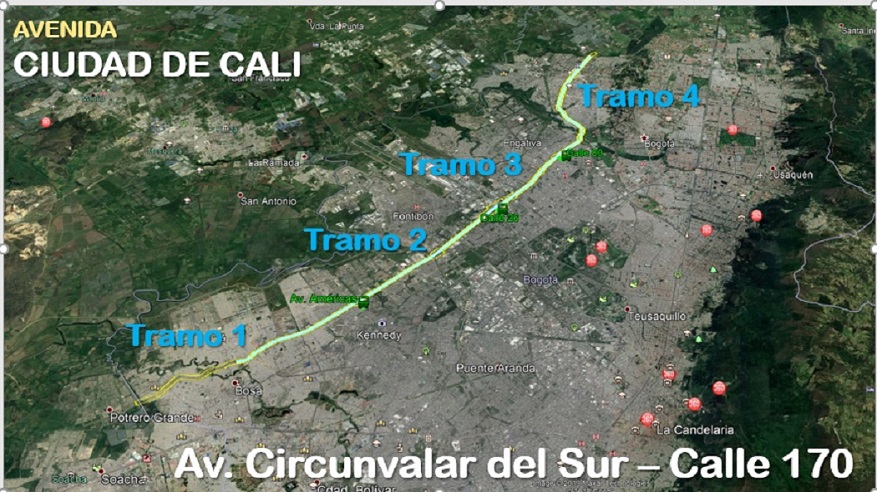 Adjudicada construcción del tramo 1 de la troncal Avenida Ciudad de Cali