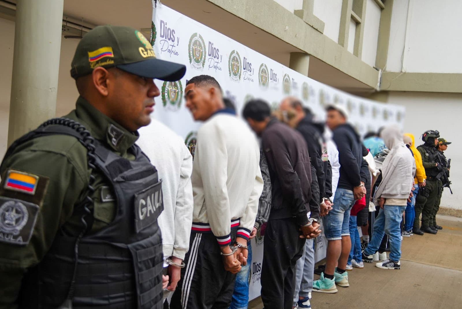 Capturados 20 integrantes del 'Tren de Aragua' por extorsión en Bogotá