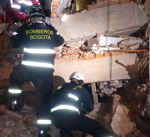 Conoce la valentía de los integrantes del grupo USAR - FOTO: Prensa Bomberos de Bogotá