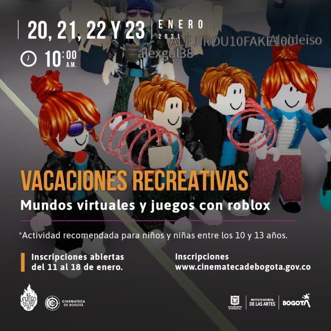 Vacaciones recreativas con la Cinemateca enero 2021