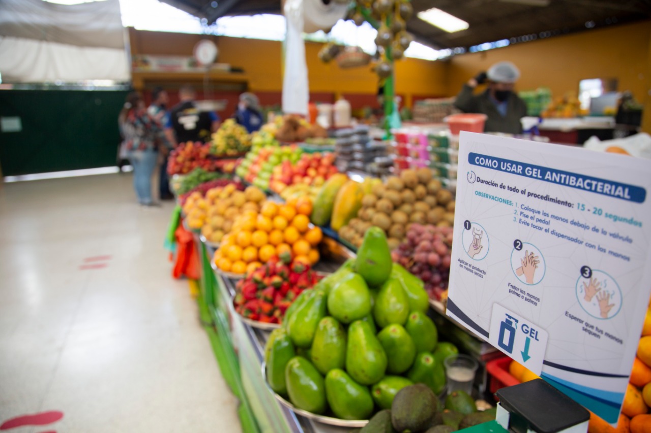  Las Plazas Distritales de mercado siguen protocolos de Bioseguridad