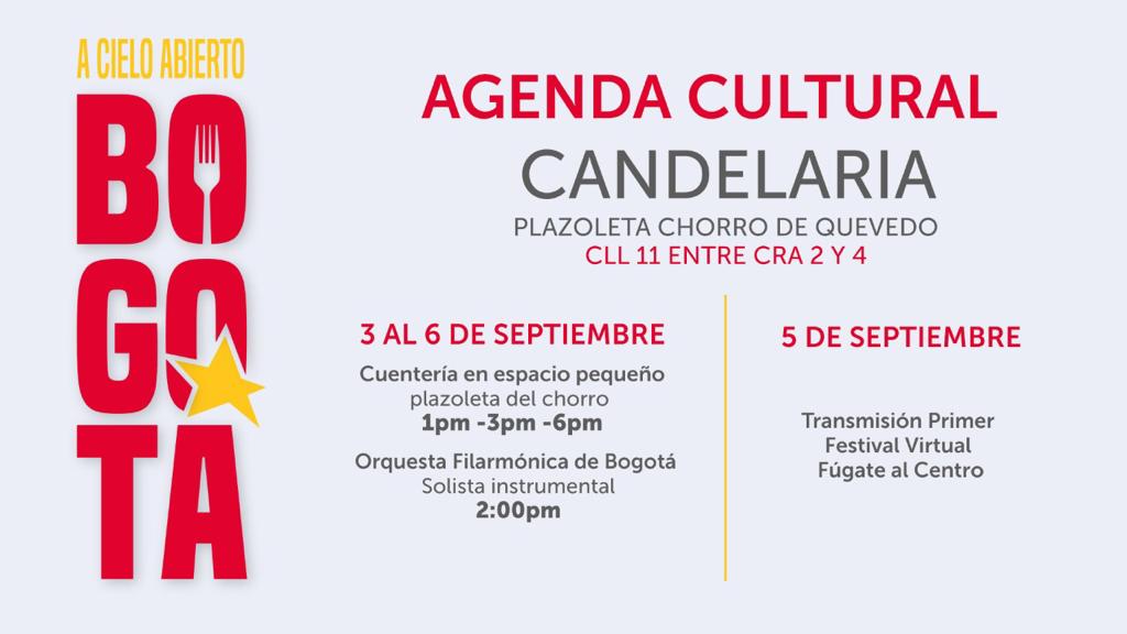 Agenda Bogotá a Cielo Abierto Candelaria