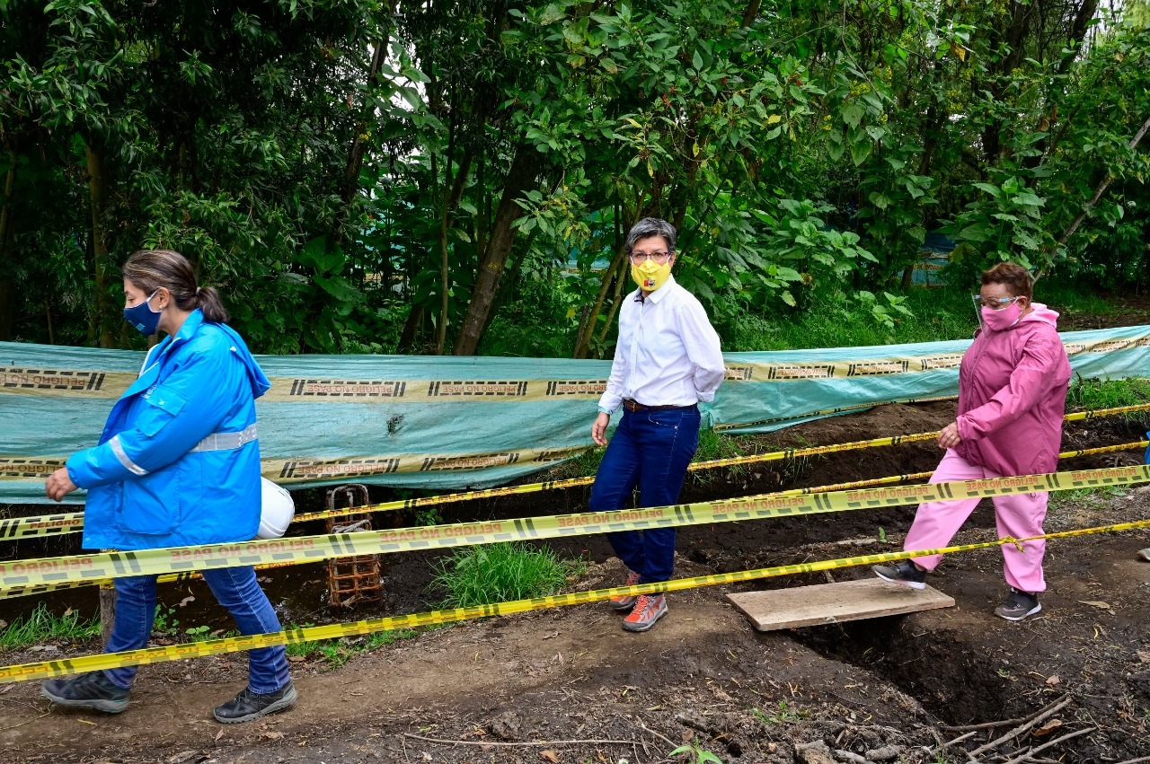 Visita de la alcaldesa Claudia López a la PTAR Salitre - FOTO: Prensa Empresa de Acueducto de Bogotá