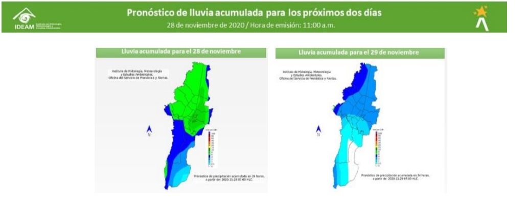 Idiger siguecon monitoreo de lluvias - FOTO: Prensa IDIGER 