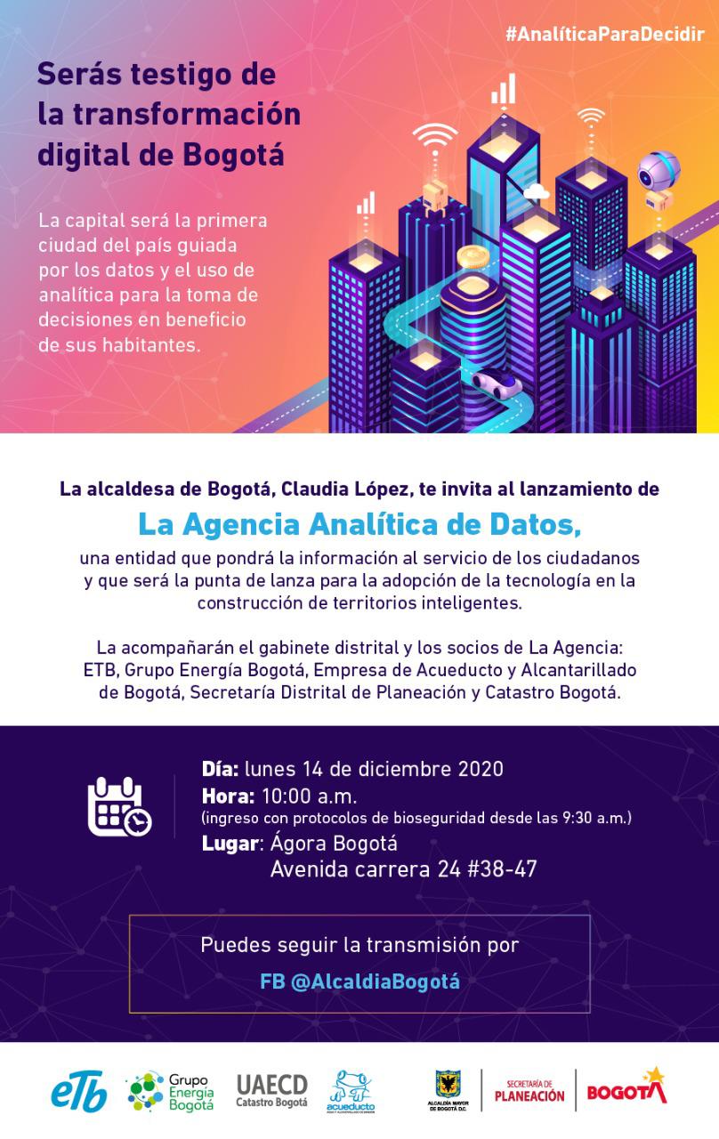 Invitación lanzamiento agencia analítica de datos